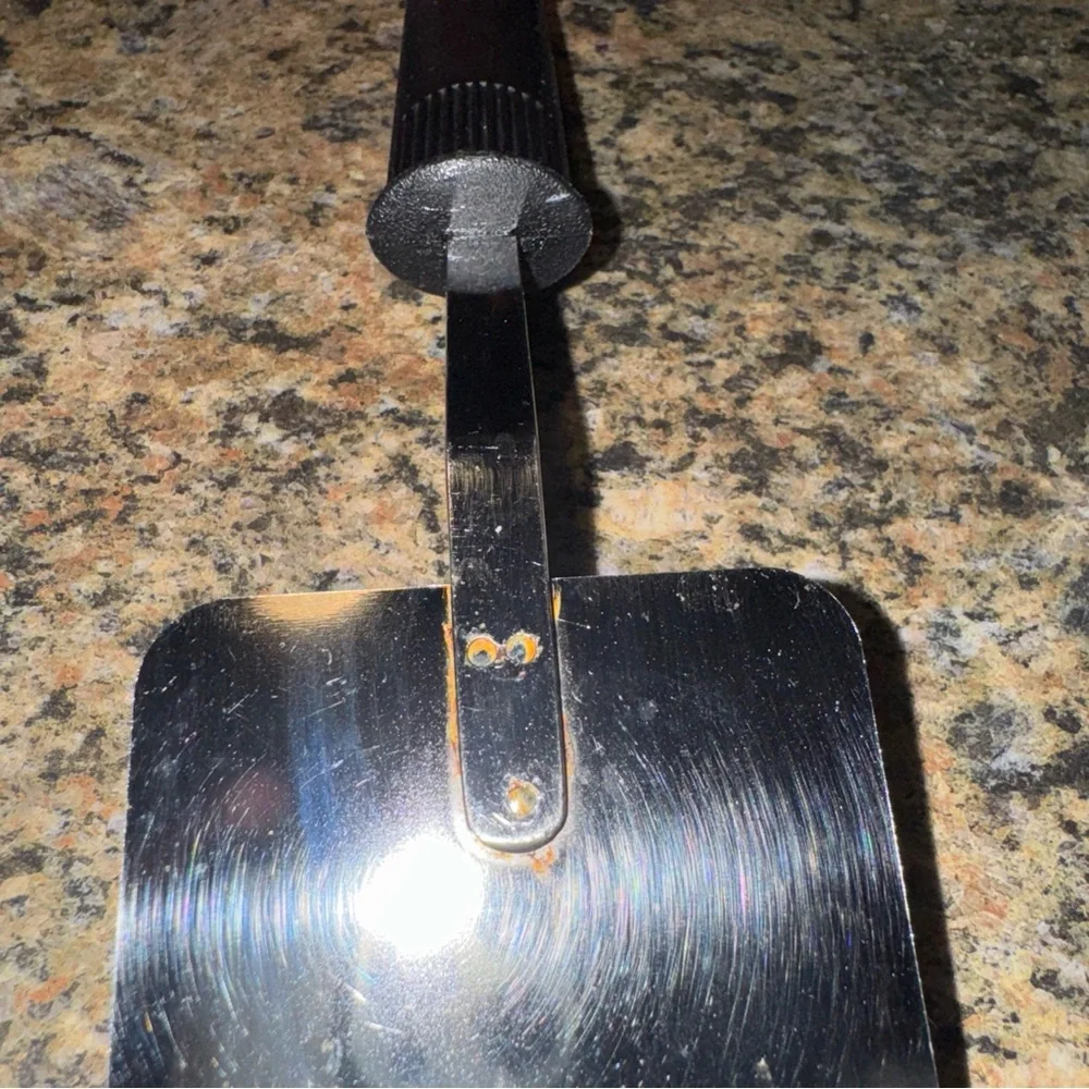 Vintage Ekco Stainless Steel Slotted Flipper Turner Spatula kitchen utensil USA
